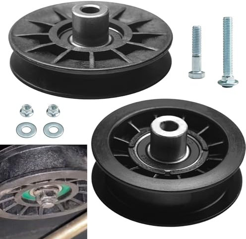 DECKMAN AM134501 AM134502 V-Spannrolle, kompatibel mit Jo hn Deere AM138079 AUC11239 280-842 X300 X300R X304 X310 GX70 GX75 GX95 Z225 245 & Die meisten LX-Serien