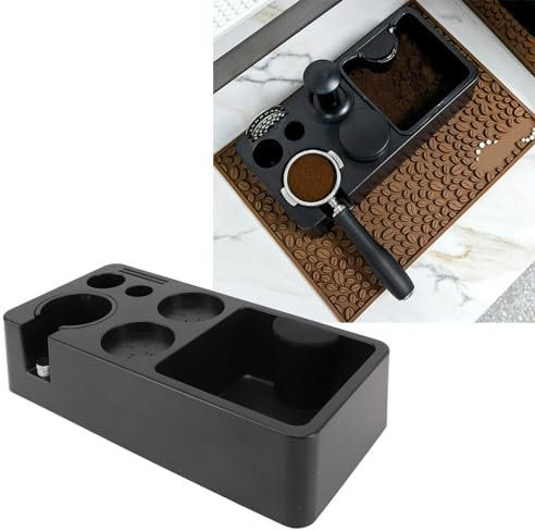 Coffee Tamper Station, Coffee Portafilter Holder 51-58mm Espresso Tamping Station Espresso Tamper Distributor Organizer Coffee Grounds Barista Espresso Machines Accessory