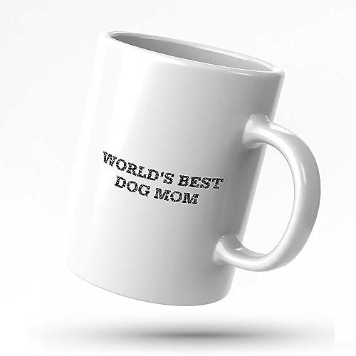 Tasse humoristique pour femme avec inscription « World's Best Dog Mom »