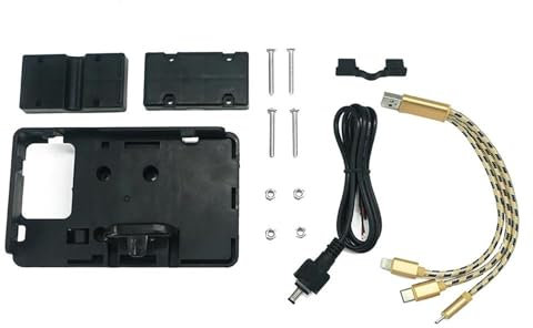 LORSKRD Motorrad Halterung GPS Halter 12MM Für F700GS Für F800GS Für R1200GS Für ADV Navigation USB Ladegerät Stehen Halterung Telefon Halter F700 F800 GS