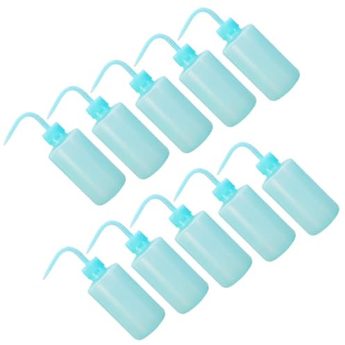 BEBEMOKO 10pcs Plant Watering Squeeze Bottle Set Practical Water Bottle for Indoor and Outdoor Gardening Ideal for Hanging Baskets and Potted Plants Easy to Use and Refill
