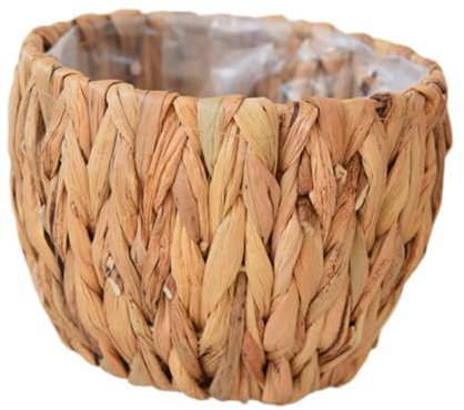 Gralara Cestino per Fioriera in Tessuto Portavaso per Piante Ornamento per Fattoria Portavaso per Fiori Coprivaso Decorativo per Piante Cestino Portaoggetti, 20 Cm X 15 Cm