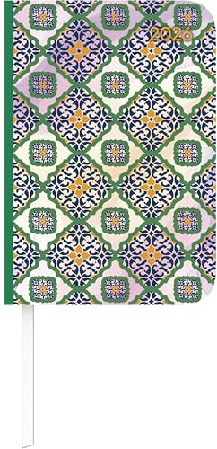 Alpha Edition - Lady Journal Mini Oriental 2026 – Taschenkalender 8×12 cm – Weekly – 144 Seiten – kompakter Terminplaner im orientalischen Muster – robuster Einband & viele Zusatzfunktionen