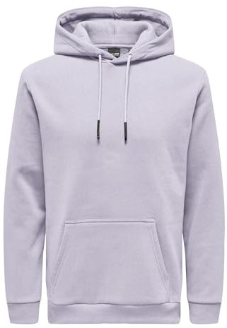 ONLY & SONS Hoodie Onsceres Sweat à Capuche Noos, Rose pâle, XXL Homme