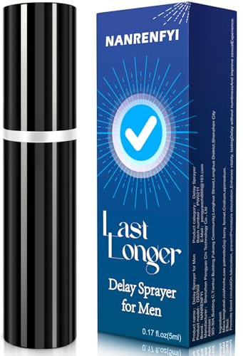NANRENFYI Delay Spray Für Mann,um länger im Bett zu halten,Nicht reizend & geruchlos, für Männer und Paare 5ml
