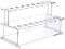 Fenteer Wine Bottle Stopper Display Stand Display Stairs Clear Collections Storage Rack Organizer for Club Party Kitchen Retail Store, L