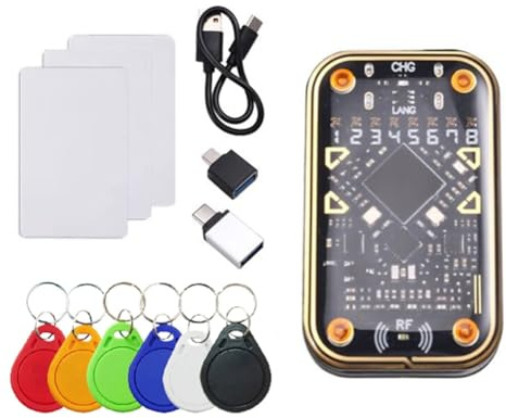 Ujjdwiurgh Chameleon Ultra V2.0 RFID Smart Chip Reader NFC Duplicator+3XCUID 6XUID Keychain 125Khz 13.56Mhz Card Decode RFID Reader