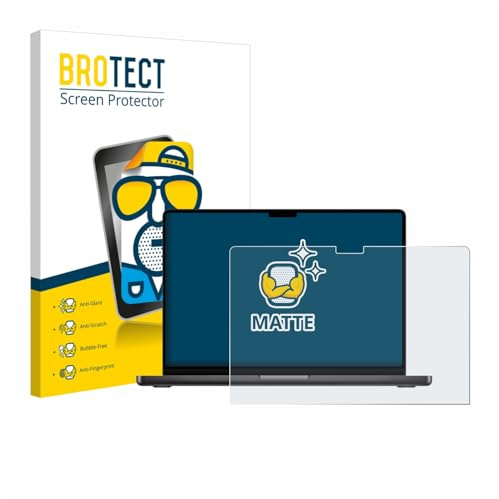 BROTECT Schutzfolie für Apple MacBook Pro 14 M5 2025 | Entspiegelnder Displayschutz Made in Germany Matte Displayschutz-Folie Anti-Reflex Anti-Fingerprint Einfache Montage
