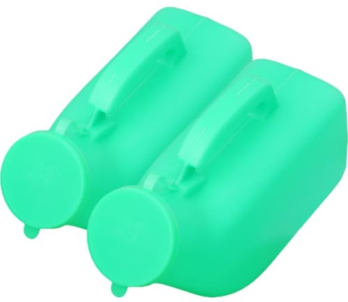 ifundom 2 Stück-pack Urinflaschen für Männer 1200ml mit Auslaufsicherem Kunststoffdeckel Tragbar für Camping und Reisen im Badezimmer Zufällige Farbe