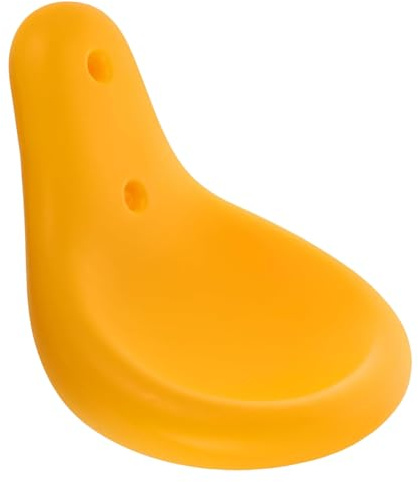 Grtheenumb Playground Equipment with Screws, Comfortable Plastic Seesaw Seat Replacement for Kids Outdoor Parks Community Areas, Yellow