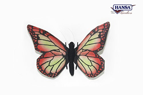 Hansa Red Butterfly Soft Toy 14cm 7103
