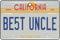 Ali Air Freshener California - Best Uncle Nummernschild Auto Lufterfrischer