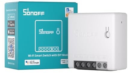 SONOFF MINIR2 Interruttore WiFi Wireless intelligente 2-Way per Smart Home, Funziona con Alexa,Google Home Assistant