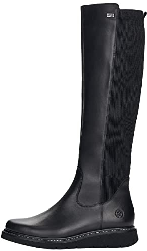 Remonte D3975, Stivali ad Altezza Ginocchio Donna, Nero Nero Nero 01, 43 EU