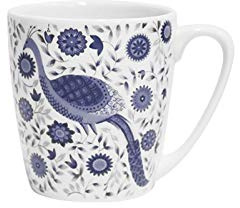 Queens Churchill China Blue Story Udai Palace Acorn Mug