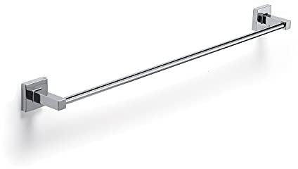 Gedy G-Pukhet Porta Asciugamani CM.60, Colore Cromo, Componenti Realizzati in Acciaio Inox e Cromall, Garanzia 2 Anni, Misure 4,5 x 63,4 x 6,8 CM e Peso 0,245 kg, Design R&S, Cromato, 60 cm