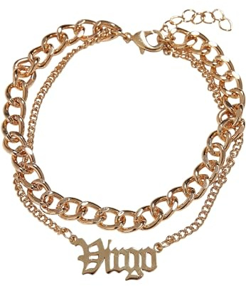 Urban Classics Unisex Zodiac Golden Anklet