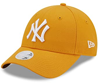 New Era New York Yankees MLB League Essential Yellow 9Forty Adjustable Women Cap - One-Size