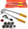 Aufweitzange Expander-Set 10–28 mm Rohre Expander Collet Kit 7 Kopf Rohrexpander Rohraufweiter Zentrierer Zange für Aluminium-Kupfer-Rohr + Box