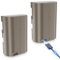 JYJZPB 2X LP-E6NH 2350mAh Batteria Ricaricabile per Canon R6II R5 R6 R7 R5c R 5D III/IV 6D 7D 6D II 70D 80D 90D Progettata con Porta USB-C Ricarica Rapida (Non Richiede Caricabatterie)
