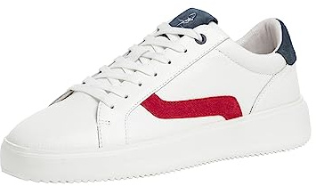 MARCO TOZZI Herren Sneaker, aus hochwertigem Leder, ideal für Business und Freizeit 43 EU