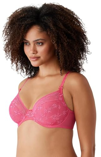 Wacoal Brasier con Anelli a Figura Completa di Lusso Sollevato Reggiseno Altamente Coprente, Rosa Acceso, 4C Donna