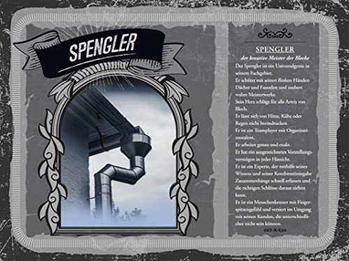 mrdeco Metall Schild 30x40cm gewölbt Spengler Meister der Bleche Deko Blechschild Tin Sign