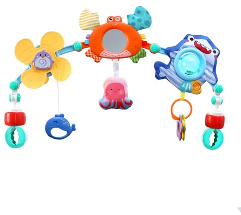 Baby hängende Spielbogen Anhänger Spielzeug Kinderwagen Buggy für Mädchen Junge Biene Krabbe Motiv