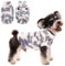 CITÉTOILE Warme Winter Hund Pullover, Weiche und Bequeme Gestrickte Hundemantel, Turtleneck Haustier Kleidung für das Kalte Wetter, Farbverlauf eingestellt für Kleine Mittlere Haustiere, Blau, M