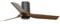 FARO BARCELONA 33835 - MINI PUNT TUB S Ventilador negro/madera oscura DC