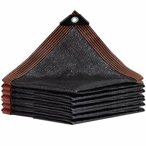 ZHJSHOU Filet d'ombrage 0.5x3m Voile d'ombrage Noir Protection Solaire pour Serre avec Oeillets,Protection Rayons 50% UV Toile d'ombrage pour Potager Jardin Balcon Pergola
