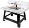 WoodKaif Router Table with Stand and Adjustable Fence,Benchtop Router Table for Wood Router(24''x15.8''x14.6)