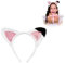 Serre-Tête Oreille de Chat Cosplay Carnaval Accessoire Cheveux Décoration de Carnaval Halloween Cadeau Fête Party