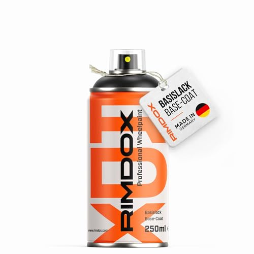 RIMDOX - Felgenlack | passend für Farbton Mercedes vanadiumsilber DB9-788 | High-Solid | 1K Original OEM Felgenlack | Spraydose 250 ml | für Reparatur- als auch Komplettlackierung