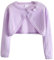 Proumhang Cardigan Bolero Shrug da Bambina Maglioni a Maniche Lunghe in Cotone Scialle a Un Bottone Giacca Felpa Cappotti Vestito Chlidren Coprire per 3-10 Anni Viola 140
