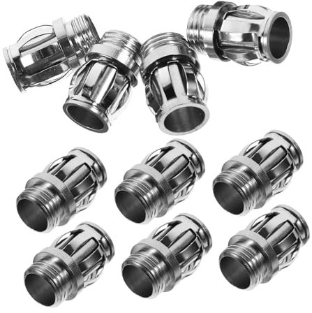 Yardenfun 10stücke Fassungsbefestigungen Aus Metall Für Lampenfassung Clip Birnenhalter Mit Gewinde Passend Für Leuchten Und Beleuchtungszubehör