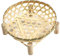 Jingyun Rattan Obst Körbe gewebt Lagerung Schalen, Brot Nuss-Halter für Haus Küche Tischplatte 20CM-A04