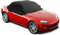 Soft Top Dachschutz Halbabdeckung, 420D Wetterfeste Halbgarage Fit für 2014-2023 MX-5 MK4, Schwarz