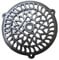 S & S International Drainage Cover [Round] – 5”, Antique Cast Iron Air Vent Grille with Fixing Screws