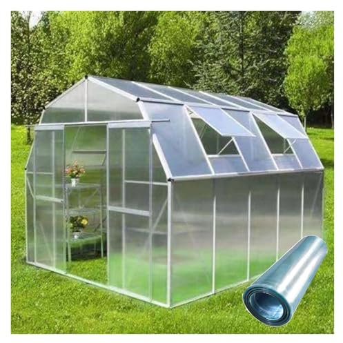 MARIYCH Transparente Gewächshaus-Dachplatte, 1 x 10 m, 0,8 mm Glasfaserplatte für Überdachung, Balkon, Carport, Polycarbonat-Dachplatten (3,28 x 32,8 Fuß)