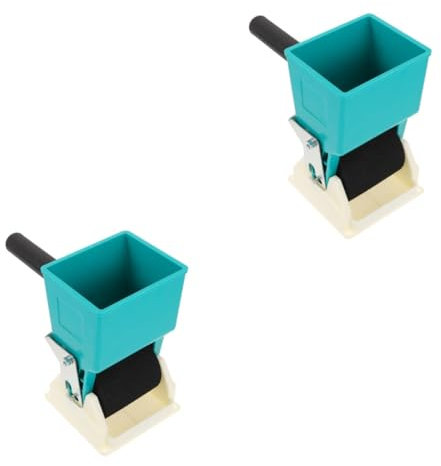 HOMSFOU 2pcs Handheld Glue Applicator Roller Roller for Even Glue Distribution Boards and Wallpaper Portable Manual Adhesive Spreader Tool for Crafting and Carpentry