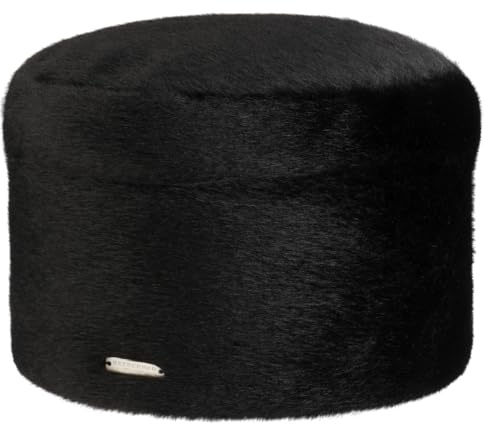 Seeberger Faux Fur Toque Damenmütze Wintermütze Mütze Damen - mit Futter Herbst-Winter Winter