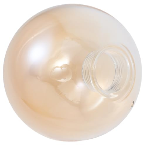 OSALADI Heat-Resistant High Borosilicate Glass Globe Lamp Shade Replacement Screw Neck Opal Sphere Cover for Pendant Chandelier Wall Lights Artistic Even Light Distribution for Cozy Home