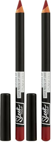 Sleek MakeUP Locked Up Super Precise Lip Liner, Long Lasting, Super Pigmented, Don't Slow Me Down 1.8g (Pack of 2)