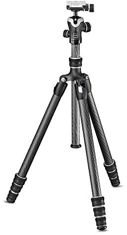 Gitzo Treppiede Traveler Alpha, Compatibile con Fotocamere Sony Alpha, Treppiede per Fotocamera Professionale, Compatto e Ultraleggero, Treppiede da Viaggio con Testa a Sfera Centrale