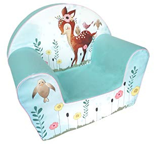 knorr toys KNORRTOYS.COM 68352 - Kindersessel Fawn, Türkis