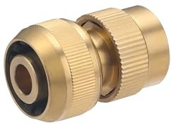 Raccord Laiton pour Tuyau d'Arrosage Ø15 mm Raccordement Automatique AROZ