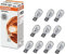 10x Original W16W 12V 921 Standard Ersatz Halogen Birne für Bremslicht Hecklicht Rückfahrlicht Nebelleuchte vorne Blinker vorne hinten und seitlich E-geprüft