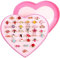 NC NC Kinderringe Mädchen, Kinder Ringe Set, 36 Stück Einstellbare Ringe funkeln mit Herzform Vitrine, Verstellbare Bunte Fingerringe Prinzessin Schmuck Fingerringe