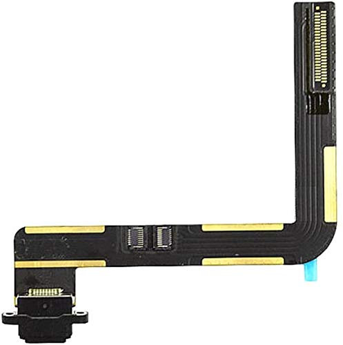 T Phael Dock Connector Compatible with iPad Air A1474 A1475 | iPad 5 5th Gen 9.7 inch 2017 A1822 A1823 | iPad 6 6th Gen 2018 A1893 A1954 Charging Port Replacement Flex Cable(Black)